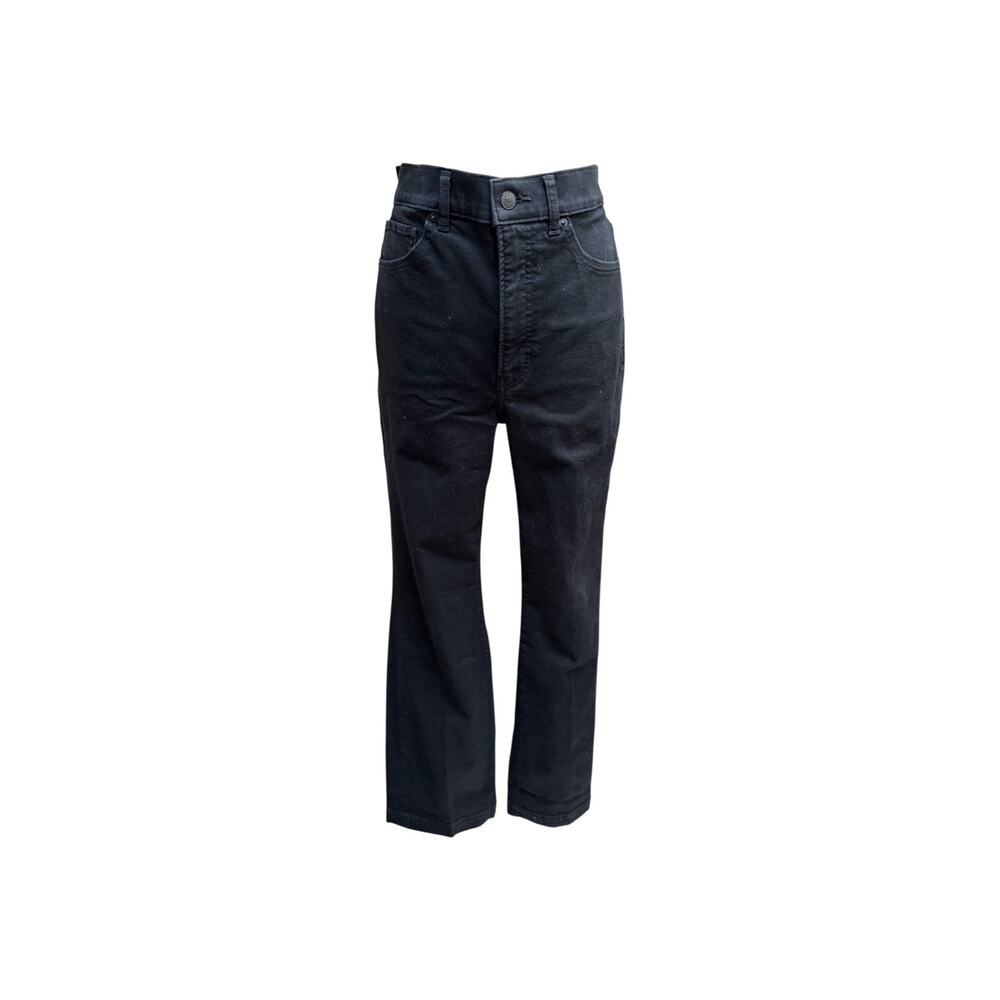 Women's black boot cut jeans size 10 super high rise